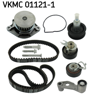 SKF VKMC 01121-1 Vezérlés készlet, fogasszíj szett (szíj+görgők+vízpumpa)